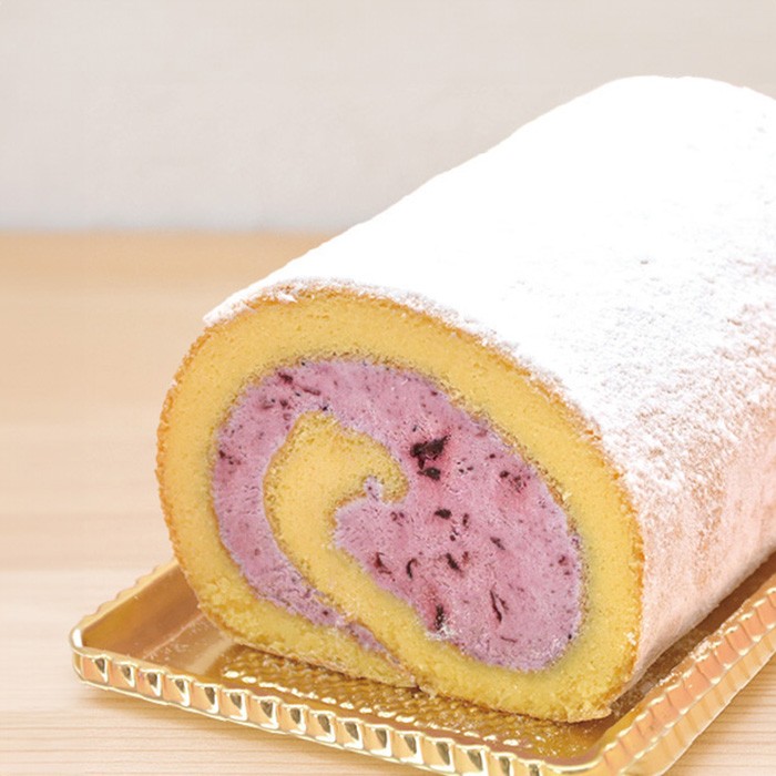 ブルーベリー発祥の地、信濃町産の果実をたっぷり使用したブルーベリー味です。