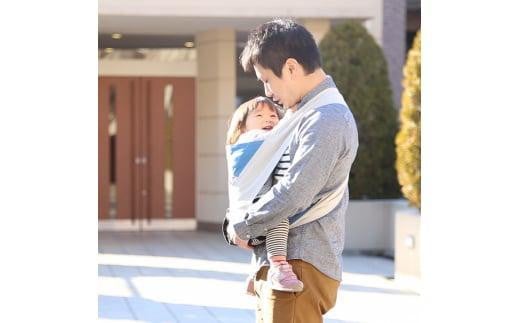 パパ専用抱っこひも 富士金梅 ライトグレー〈パパコソ〉（Mサイズ）