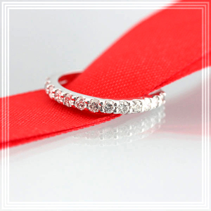 ハーフエタニティ プラチナ PT900 ダイヤモンド 0.5ct レディース 指輪 リング ダイヤリング 結婚指輪 ジュエリー 【179-pt】 ALPAZ152