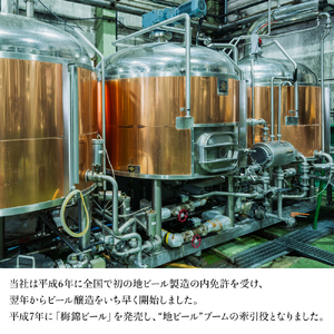梅錦 ビール6本詰め合わせ（定番ビール5種と季節の限定ビール1種）