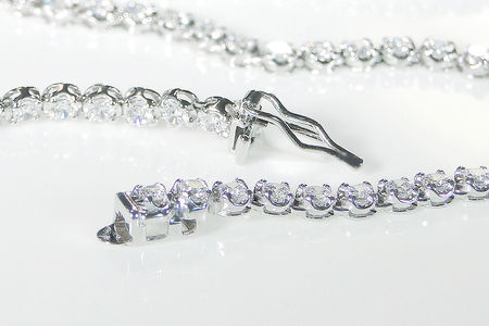 pt900 豪華【5.0ct】全周 ダイヤモンド テニスネックレス CSN00115 SWAV061