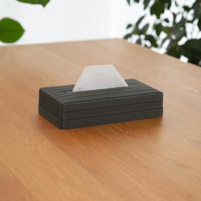 ふるさと納税 奥州市 暮らしを彩る道具 バンドシー ティッシュケース mini チャコールグレー [AR091] |  | 01