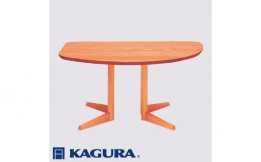 家具蔵 KAGURA テーブル ビオス 1500 Rタイプ チェリー材 家具 ダイニング 木材 無垢材 職人 手作業 天然木 高級木材 無添加 安全 ジャパニーズモダン 高級家具 熟練 無着色 おしゃれ 天然木無垢材 温もり シンプル 洗練
