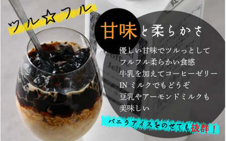 クラッシュド・コーヒーゼリー 1000ml × 3パック [013-a010] 