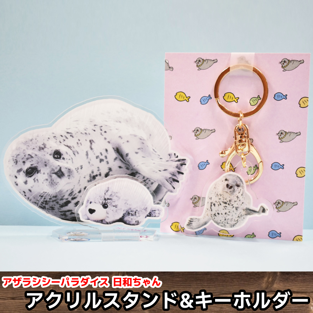 10-503 日和のアクリルスタンド・キーホルダー【アザラシシーパラダイスグッズ】