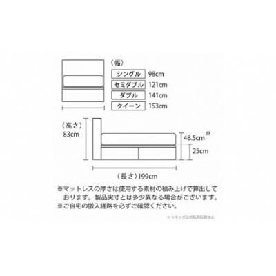ふるさと納税 小山町 シモンズ/セミダブルベッドBSフラット2引出付/BSゴールデンバリューAB2111Aミディアム |  | 01