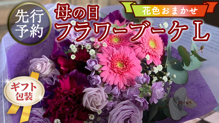 
【 母の日 】 ブーケ L ・ 花色 おまかせ ギフト プレゼント 花 お祝い 贈答 記念日 [CT096ci]
