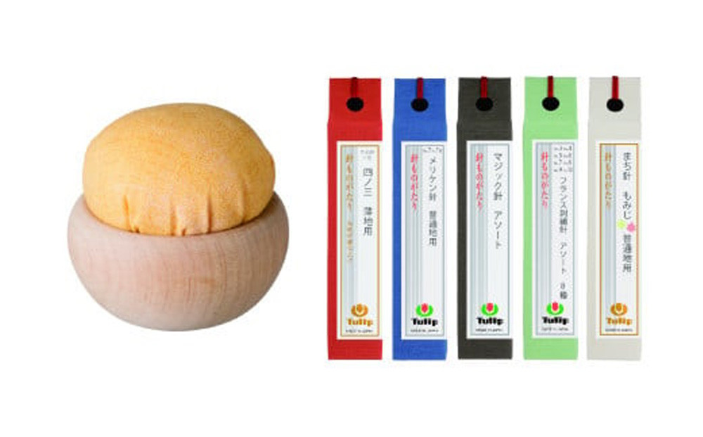 なめらかに通る、まっすぐ伝わる想い「針ものがたり 5種」、季節の色をイメージした「針やま　青朽葉(長月)」のセット