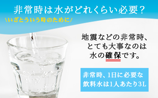 《5年保存水》山の湧水 (天然ミネラルウォーター) 1.8L×6本×4ケース 計24本【徳島県 那賀町 国産 天然水 天然 みず 水 ミネラルウォーター わき水 湧き水 1800ml 飲料水 備蓄 備