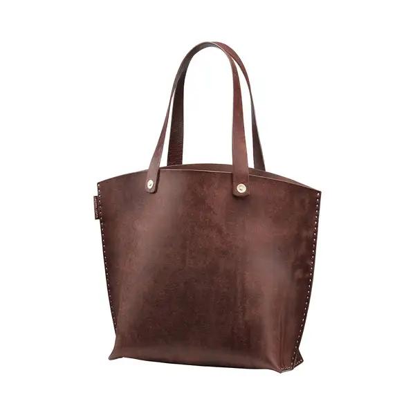 豊岡鞄 haaki Leatherトートバッグ HLB100 チョコラート / KOMOREBI 木和田正昭商店 牛皮革 革 トートバッグ レディース 高級 おしゃれ バッグ かばん カバン 鞄 シン