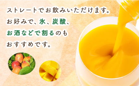 KU126 【定期便・全3回】まるでマンゴーをたべているような！マンゴードリンク(720ml×2本)×3回 トロっとした口当たりが格別【宮崎果汁】