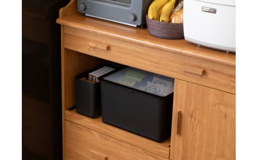 フタ付きストックケース 米びつ　LBK-51 グレー (3色からお好きなカラーが選べる) ／ ホワイト グレー ブラック キッチン用品 ストックケース 米びつ お米ストック ライクイット like-i