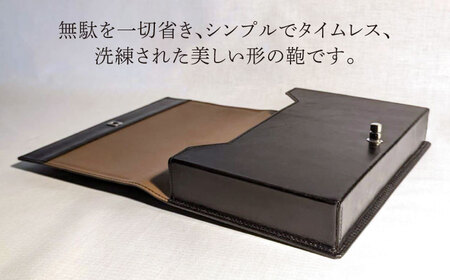 「Book」という名のショルダーバッグ.クラッチバッグ【M.シダータのアトリエ】[AKAV011]