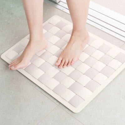 【ふるさと納税】PUREREFRE 珪藻土バスマット コンパクト パープル M【1689802】