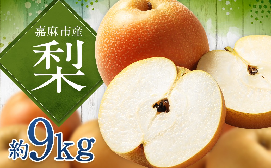 
                  梨 9kg ナシ なし 果物 くだもの フルーツ 九州産 福岡県 嘉麻市 【2026年8月上旬～2027年1月下旬発送予定】
                