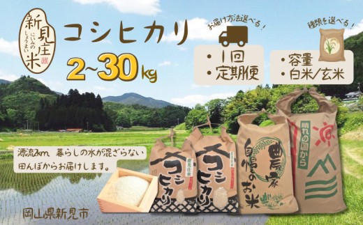 
                  【1回／定期便】新見庄米 コシヒカリ 【令和7年産】
                
