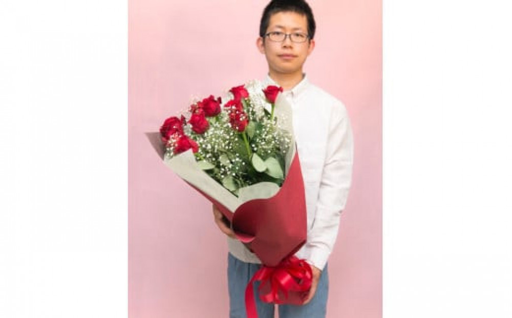 赤バラの花束 10本「あなたは全てが完璧」 142069_BN001