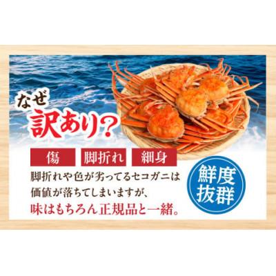 ふるさと納税 香美町 訳あり 釜茹でセコガニ4枚(大)(冷凍) |  | 03