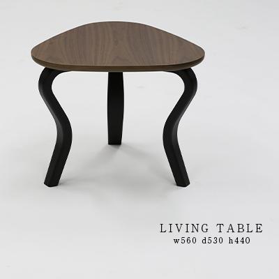 ふるさと納税 知内町 村澤 一晃氏デザイン「リビングテーブル」ウォールナット・ブナ材使用 |  | 01