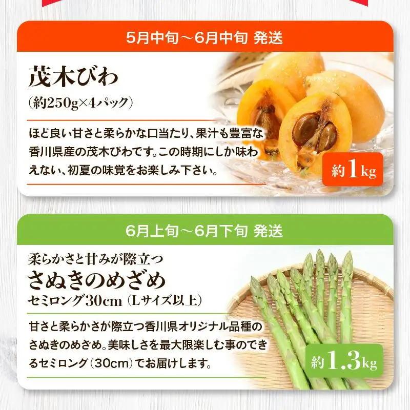 「香川県オリジナル品種さぬきのめざめ」との果物 定期便O