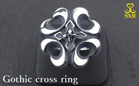 Gothic cross ring