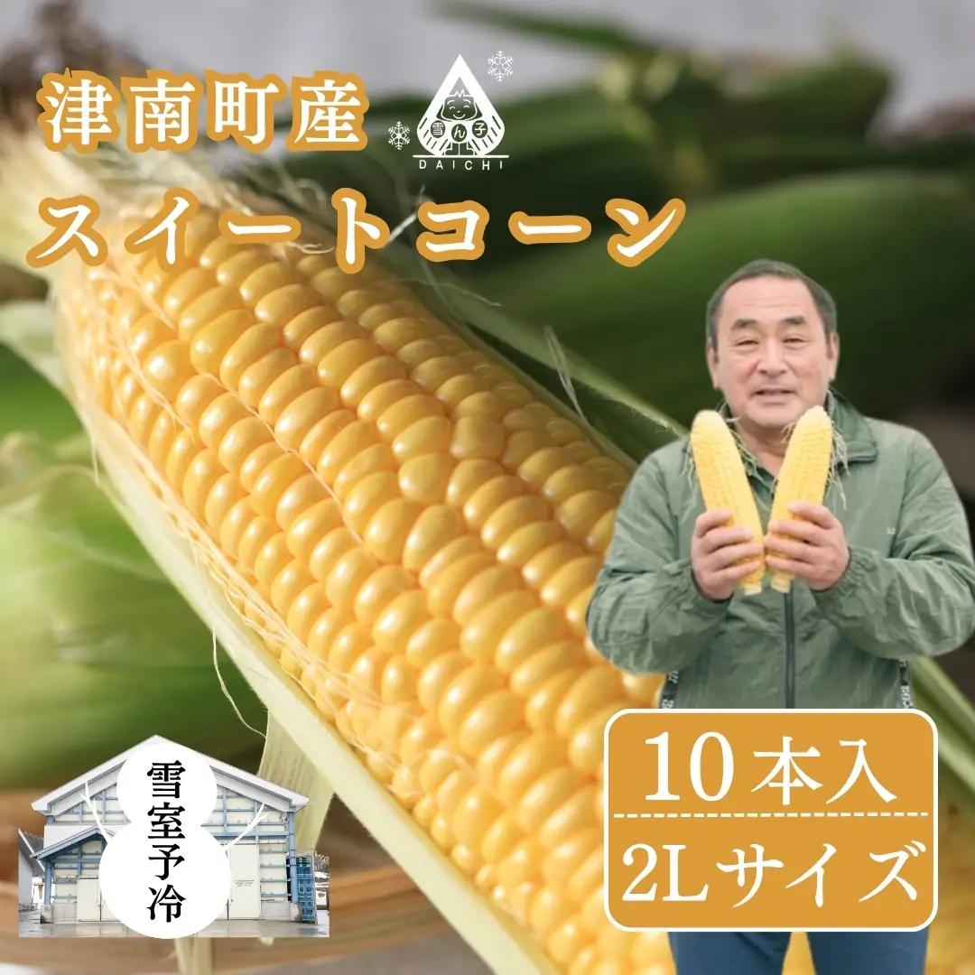 スイートコーン 2Lサイズ 10本入 雪室予冷 | 津南町 とうもろこし