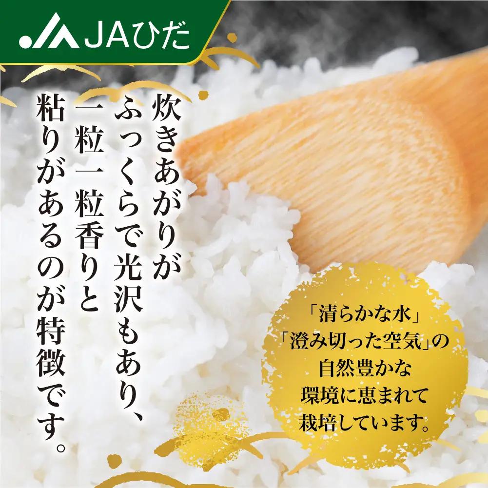 【ふるなび限定】定期便 6ヶ月 令和7年産 飛騨 コシヒカリ 白米 5kg 定期便 JAひだ GS100 FN-Limited-PR