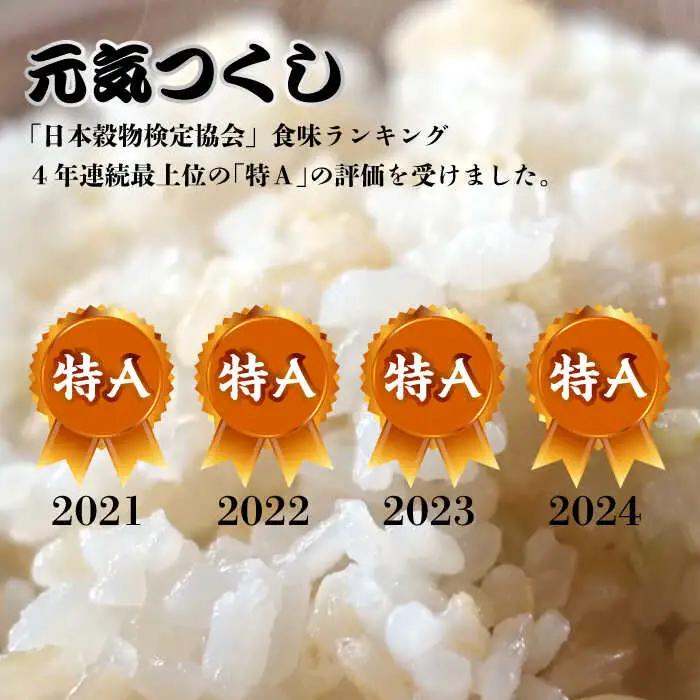 米 【特A】「元気つくし」5kg×2袋 [10kg] [玄米] [ABDF031] 米 ご飯 ごはん こめ コメ おにぎり