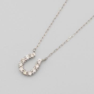 ふるさと納税 甲府市 PT900/PT850 0.1ct ダイヤモンド ペンダントネックレス　FHH-019839 |  | 01