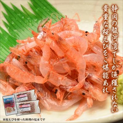 ふるさと納税 静岡市 静岡の海鮮・海産物(魚介類)　駿河湾の海の幸　生桜えび×2　干し桜えび×1　セット