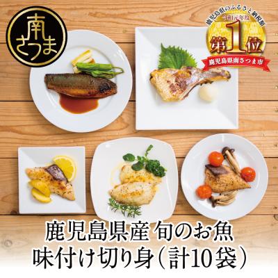 ふるさと納税 南さつま市 【漁師の手作り】味付け切身の詰め合わせ 10P(5種×2P) 食べ比べセット 小分け