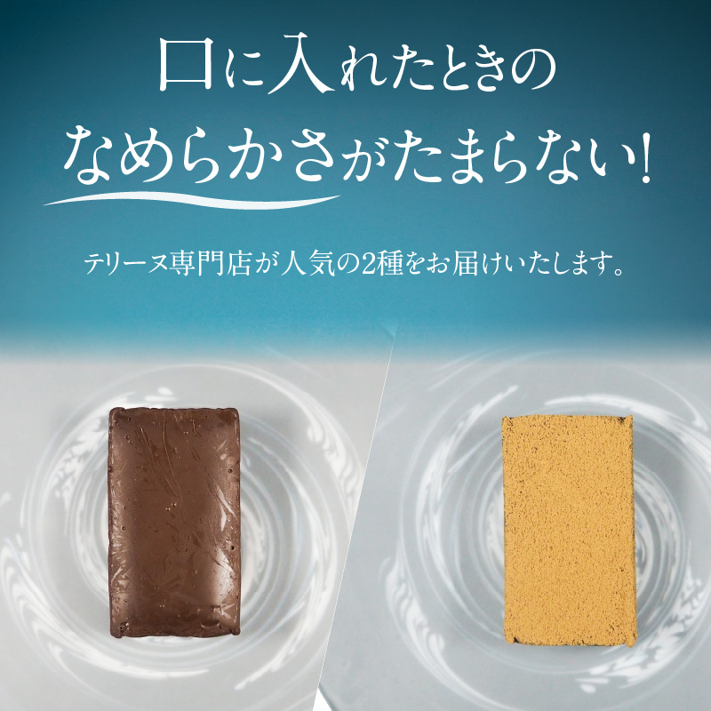 【テリーヌ専門店L】（約２００g）濃厚チョコレート・ほうじ茶2種のテリーヌセット【グルテンフリー・保存料不使用】 スイーツ H173-011