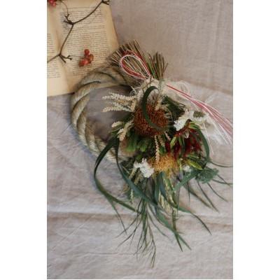 ふるさと納税 磐田市 生花のしめ飾り　正月飾り　 |  | 02