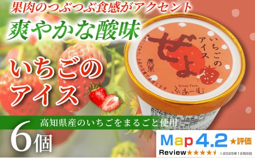 いちご アイス 100ml×6個 アイスクリーム 人気 ご当地アイス 高知県 イチゴ 苺 いちご味 いちごアイス スイーツ デザート お菓子 おやつ ヘルシー 高知県産   氷菓 手作り 酸味 甘み 濃厚 ジューシー 果物  フルーツ 話題 定番 ホームパーティー おもてなし 詰め合わせ 贈り物 贈答 冷凍 ギフト プレゼント ロングセラー リピート 安芸市 高知県