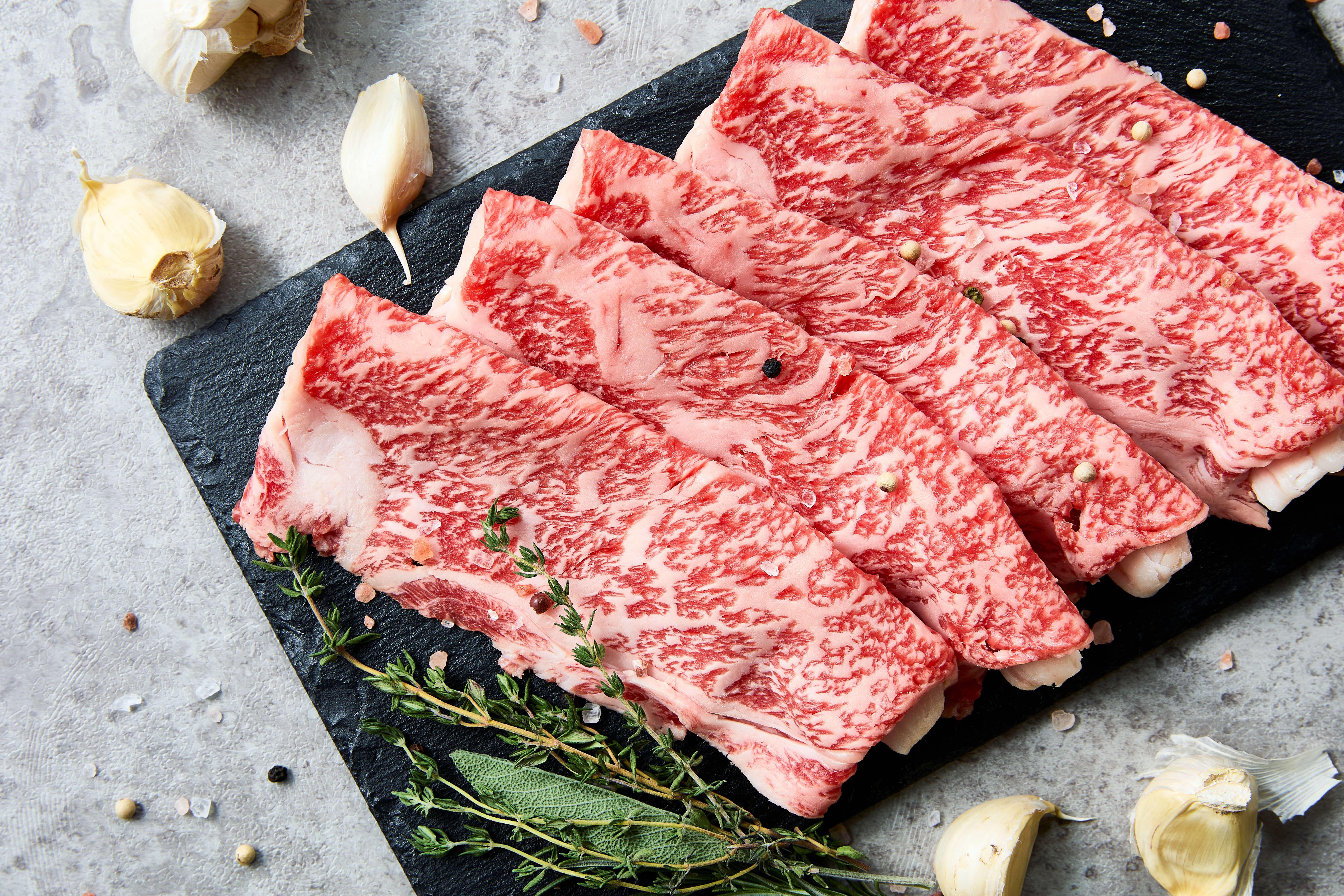 九州産黒毛和牛 杉本本店 黒樺牛 A4〜A5等級 肩ローススライス 350g