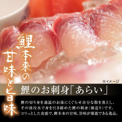 ふるさと納税 米沢市 鯉のあらい 6人前 10枚 × 6パック 計60枚 川魚 刺身 鯉 |  | 01