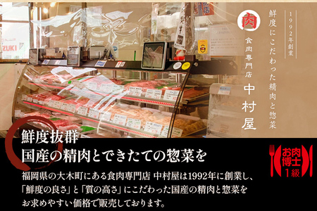 中村屋特製 国産黒毛和牛もつ鍋セット（３～４人前）＋手作りつみれ付き AM002