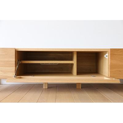 ふるさと納税 筑後市 天然木製 TVボード 幅142cm　レッチェ142TVホワイトオーク材【10年保証】【高野木工】 |  | 01