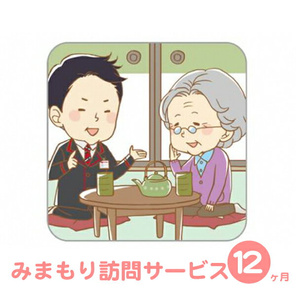 【ふるさと納税】みまもり訪問サービス（12ヶ月）