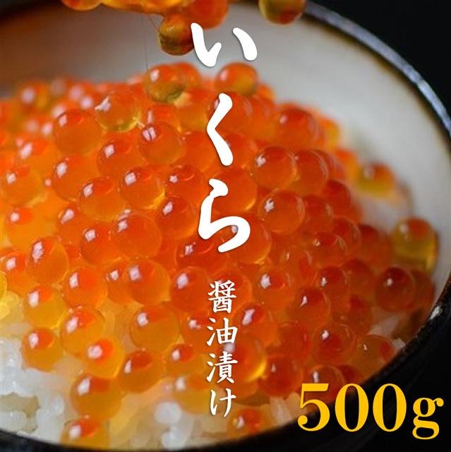 北海道産 いくら醤油漬け ３特 500g  国産 北海道