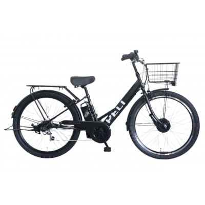 【100%完成車納品】 PELTECH　27.5　V型電動アシスト自転車外装6段 TDA−728L【配送不可地域：離島・沖縄県・東北・関東・信越、北陸・近畿・中国・九州】【1626786】