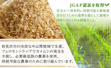 令和7年産!ファーム坂口の特別栽培米 おぼろづき玄米10kg(5kg×2袋)