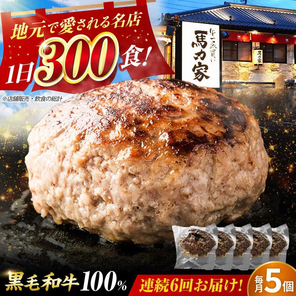 【6回定期便】超ハンバーグ ミニ 5個[AVBO067]ハンバーグ 定期便