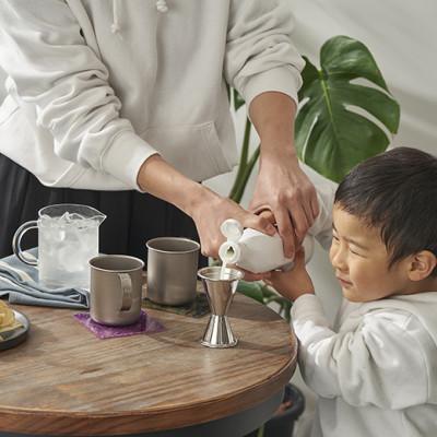 ふるさと納税 燕市 希釈用乳酸菌飲料を親子で美味しく飲もう　ジガー・バタフライマドラー・マグセット |  | 01