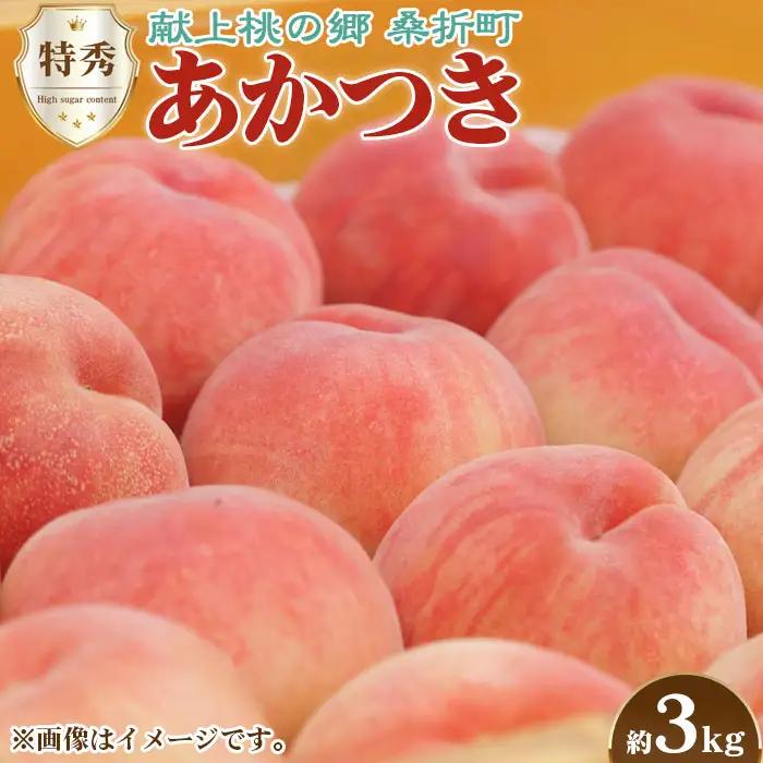 もも【あかつき・2026年産】特秀約3kg「献上桃の郷ブランド品」桑折町産　JAふくしま未来　桃　【07301-0096】