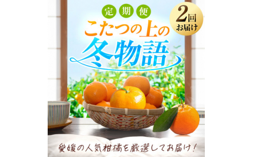 ＜発送月固定定期便＞「こたつの上の冬物語」夕やけみかん+まどんな!＜F49-72＞全2回【4056123】