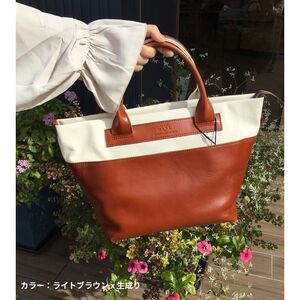 バッグ キャンバス ミニトート ライトブラウン バッグ