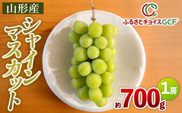 
                  【GCF】家庭用 シャインマスカット 約700g 1房【令和9年産先行予約】 FS26-009
                