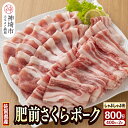 【ふるさと納税】佐賀県自慢の肥前さくらポーク しゃぶしゃぶ用【400g×2p】(H081142)