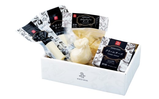 【ふるさと納税】大山乳業 白バラチーズギフト 【高島屋選定品】 【25NT-013-006】 カチョカバロ クリームチーズ スティックチーズ さける のびる 鳥取県 米子市